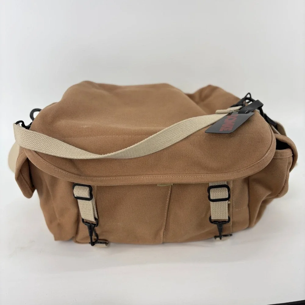 Domke F-2 Original Camera Bag Canvas Made in USA Padded Insert Shoulder Brown